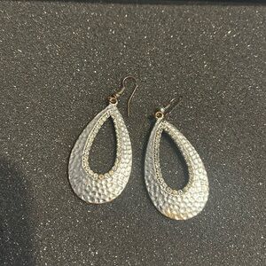 Silver earrings